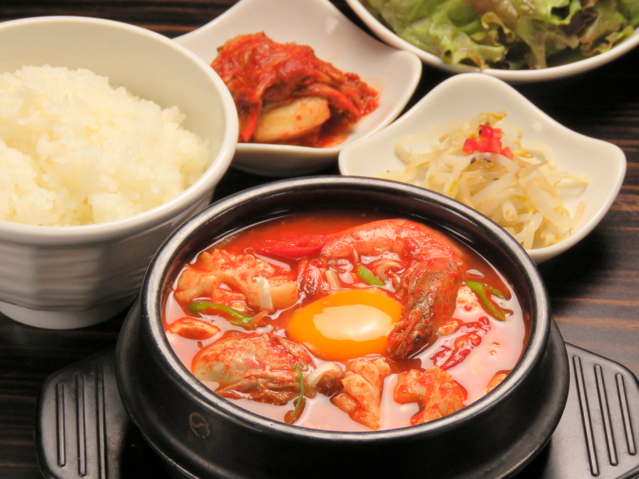 純豆腐チゲ定食